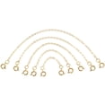thumbnail image 1 of Shisuyan 5pcs Necklace Chain Extenders Decorative Bracelet Extension Chain Portable Chains, 1 of 9