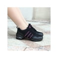 thumbnail image 6 of SIMANLAN Womens Girls Dancing Sneakers Breathable Jazz Dance Shoes Casual Athletic Walking Shoes Black Pink 3Y, 6 of 8