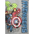 thumbnail image 3 of Marvel Avengers Iron Man Thor Captain America Toddler Boys Fleece Half Zip Hoodie Toddler to Big Kid, 3 of 4