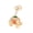 Red, variant on Pumpkin Carriage Keychain Fairy Tale Pumpkin Coaches Key Ring with Rhinestones Enamel Sparkling Car Accessory for Women Girls