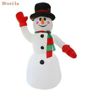 8 Ft Christmas Inflatable Snowman Decoration Home Decorations Yard LED Lights Outdoors Ornaments Xmas New Year Party Shop Yard Garden Decoration