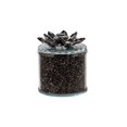 thumbnail image 1 of Sagebrook Home CRYSTAL 5" ROUND LOTUS BOX, SMOKE, 1 of 1