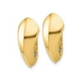 thumbnail image 2 of 14K Yellow Gold Polished Omega Back Earrings, 2 of 4