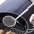 thumbnail image 4 of Ergonomic Handle Frying Spoon, Stainless Steel Ensures Longevity In Your Kitchen, Fine Mesh Strainer For Precise Grease Skimming, Heat Resistant For Safe Cooking, Hanging Loop, 4 of 6