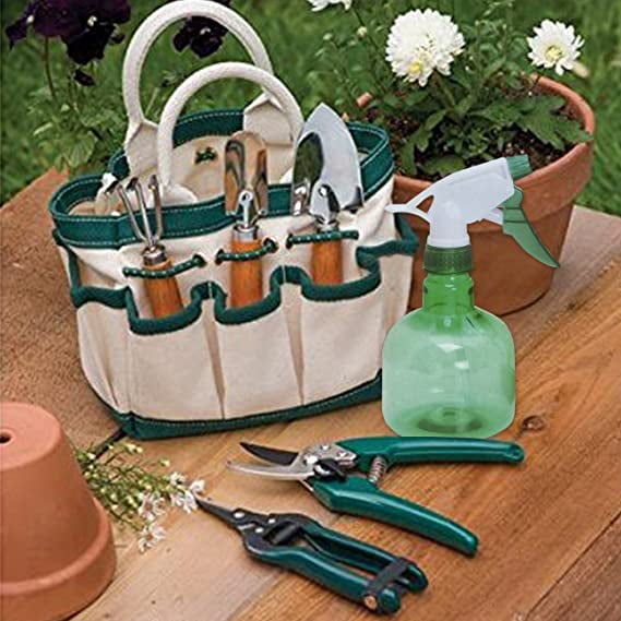 Wrapables Indoor Gardening Tool Set (Green Plastic Spray Bottle)