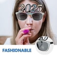 thumbnail image 5 of Niceauty New Year Eve Party Eyeglasses Silver PC Retro Party Use Eyewear 1Set, 5 of 5