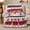Santa Sweater, variant on Christmas Motifs In Patterned Rows Print Cozy Flannel Blanket, Nordic Inspired Festive Graphics for Christmas Pattern Enthusiasts, a Christmas Gift for Living Room and Bedroom Home Decor