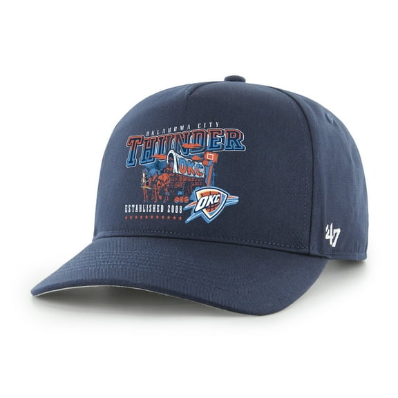 Men's '47 Navy Oklahoma City Thunder Solid Hitch Adjustable Hat