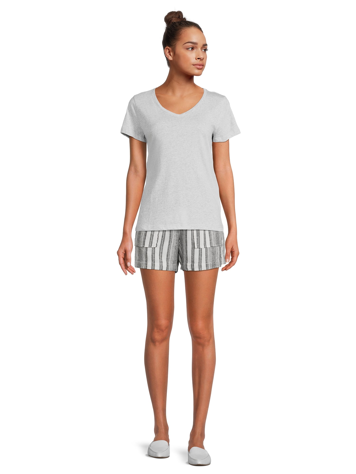 Time And Tru Women's Linen Shorts