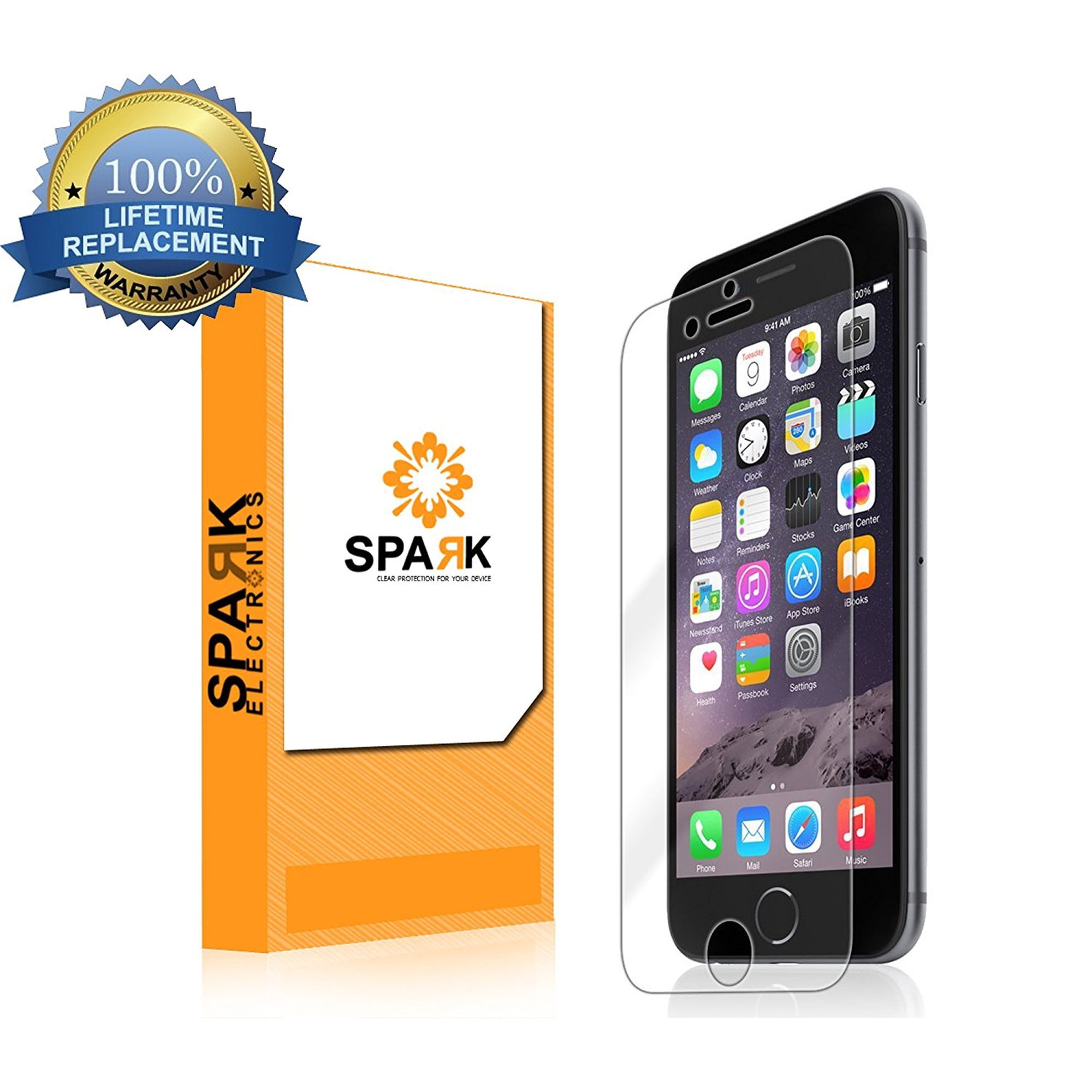 Spark Electronics - Tempered Glass iPhone 6 Screen Protector
