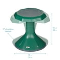 thumbnail image 3 of ECR4Kids ACE Active Core Engagement Wobble Stool, 15in Seat Height, Flexible Seating, Green, 3 of 10