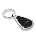 thumbnail image 2 of iPick Image for Chevrolet Corvette C8 Z06 Real Black Carbon Fiber Chrome Metal Teardrop Key Chain, Official Licensed, 2 of 7