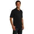 thumbnail image 4 of Port & Company 55 Ounce Jersey Knit Polo (KP55) Jet Black, 4XL, 4 of 6