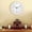 White, variant on Kokovifyves Outdoor Waterproof Clock with Hygrometer Wall Clock, Outdoor Wall Clock 12 Inch, Outdoor Clock for Patio, Rainproof Waterproof 12In