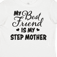 thumbnail image 4 of Inktastic My Best Friend is My Step Mother with Hearts Boys or Girls Toddler T-Shirt, 4 of 5
