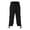 Black, variant on LiuXxxx Mens Leisure Solid Color and Five Point Pocket Button Zipper Lace Up Shorts Pants Grey XL