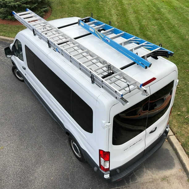 Vantech Heavy Duty 3 Bar Commercial / Recreational Ladder Rack Fits