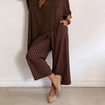 thumbnail image 5 of Zivyakyron Travel Crop Pants for Women Summer Boho Palazzo Wide Leg Pants for Women Casual Polka Dot Loose Pants, 5 of 7