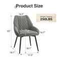 thumbnail image 4 of Clihome Fabric Soft Dining Chairs (Set of 2), 4 of 7