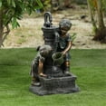 thumbnail image 2 of LuxenHome Résine Enfants et Pompe à Eau Fontaine Patio Extérieur, 2 of 7