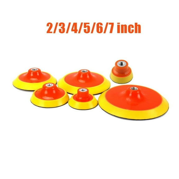 Heavy Duty Backer Plate Backing Polishing Pad For Car Auto Buffing 2/3/4/5/6/7 Inch Quick And Effective Results 5Inch M14 Fangkenuo
