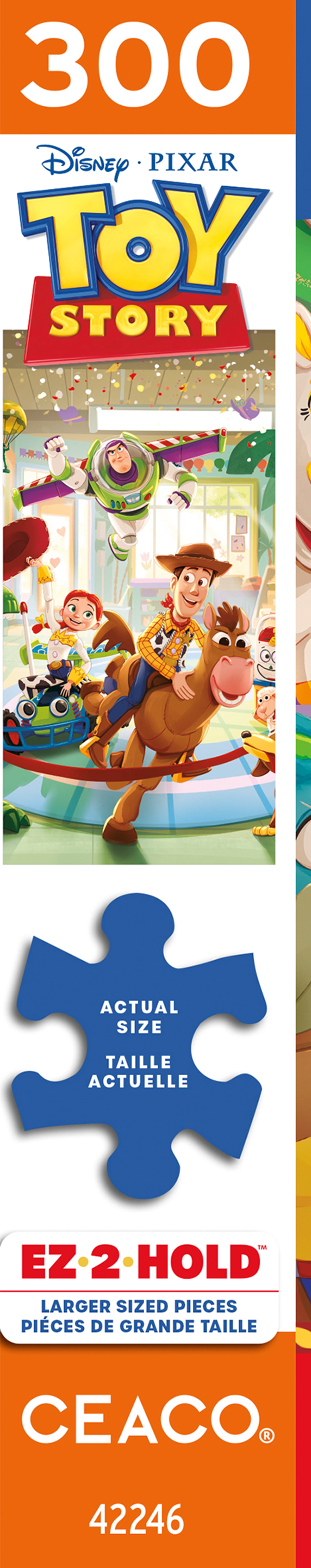Ceaco Disney Pixar Toy Story Giddy Up 300-Piece Interlocking Jigsaw Puzzle for Adults Ages 14+