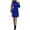 A-Blue254, variant on Women's Beaded Sheer Sleeve Party Dress Edgy Night Out Bodycon Evening Gown