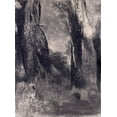 thumbnail image 2 of Redon, Odilon 14x18 Gold Ornate Wood Framed with Double Matting Museum Art Print Titled - The Trees, 2 of 4