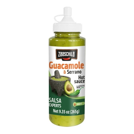 Alimentos Tres Zaaschila Guacamole and Serrano Sauce, 9.35 oz