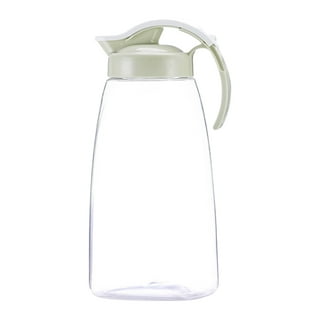UMIEN Carafe Pitcher – Clear Beverage Carafes with Flip Top Lid