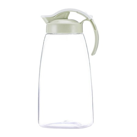 

Beverage Storage Container Heat Cold Water Jug Plastic Juice Pitcher Household Teapot Kettle - Size L (Green)