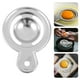 thumbnail image 4 of EeaseMX separadores de huevos de acero inoxidable, filtros para claras de huevo (plateados), 4 of 8