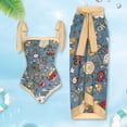 thumbnail image 1 of Traje de baño de playa Mujer con cordones y vestido para deportes acuáticos (S) Amarillo 2 piezas Likrtyny Para estrenar, 1 of 8