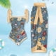 thumbnail image 1 of Traje De Baño Damas 2 piezas de traje de baño de playa para mujer con cordones y vestido para deportes acuáticos (M amarillo), 1 of 8