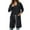 Black, variant on Women's Long Cardigan Sweaters Lightweight Sweater Long Sleeve Open Front Casual Knit Duster Cardigans with Pocket(Navy, One Size)