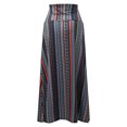thumbnail image 5 of Aayomet Mini Skirts For Women Women's Vintage A-line Printed Pleated Flared Midi Skirt with Pockets,Gray XL, 5 of 5