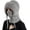 Gray, variant on 3 in 1 Beanie Hat with Scarf and Mask, Women Outdoors Windproof Scarf Hat, Winter Fleece Ski Balaclava