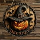 thumbnail image 4 of Decoraciones Colgantes de Madera para Halloween con Números de Casa | Letreros Circulares de Calabaza | Decoración de Halloween para Interiores y Exteriores - 1 Pieza, 4 of 7