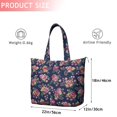 thumbnail image 4 of Pioneer Flower Floral Print Pattern Travel Tote Bags for Women Carry On,Large Weekender Bags for Women Travel,Multi Functional Duffle Bag for Work,Shopping,Sports, 4 of 5