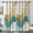 Blue and Gold, variant on White and Copper Marble Pattern Blackout Curtains,Triple Weaved Fabric,Thermal Insulated,Room Darkening,Grommet Top,2 Panels,42x45in(107x114cm)