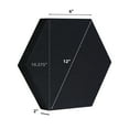 thumbnail image 3 of ATS Acoustics Hexagon Acoustic Panel Fire Rated 12" x 2" Sound Absorbing Professional Studio Quality Wall Tile (Pitch), 3 of 7