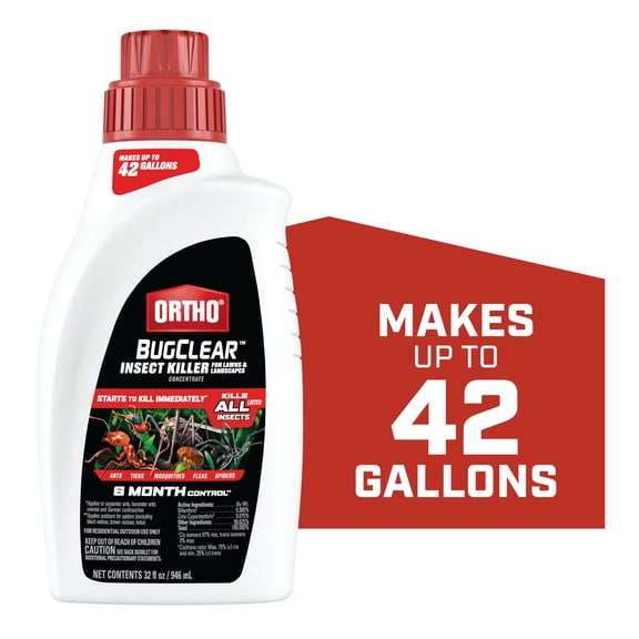 Ortho BugClear Insect Killer for Lawns and Landscapes Concentrate, 32 fl. oz.