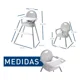 thumbnail image 2 of Silla para Bebé Bluelander Desmontable Gris, 2 of 4