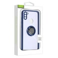 thumbnail image 3 of Hybrid Case (with Ring Stand) for Samsung Galaxy A11 - Transparent Clear / Blue, 3 of 3