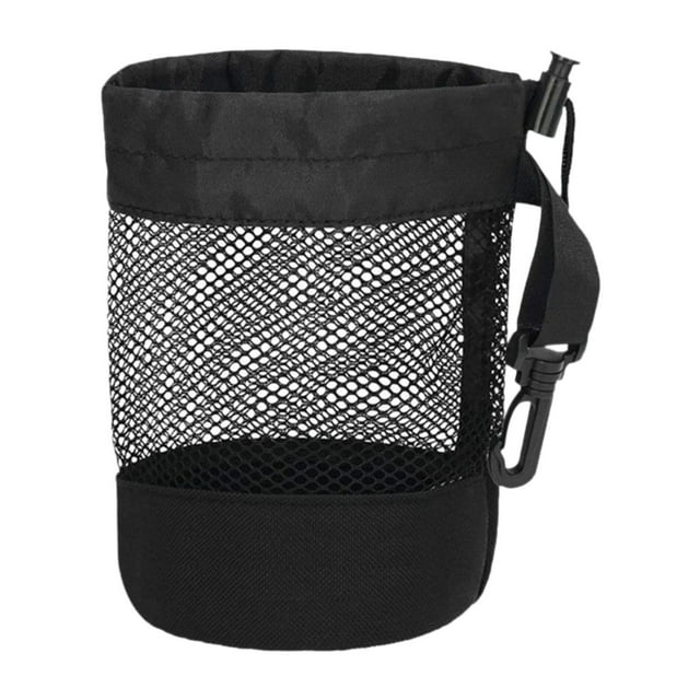 Bolsa con cordón para transportar pelotas de golf con cierre de gancho, ideal para guardar deportivo, organizador con cordón para tees de golf.