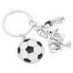 thumbnail image 4 of BRIGHTFUFU Llavero de fútbol con adorno de llaveros de fútbol, ​​adorno para mochilas, llavero de balón de fútbol, ​​colgante, llavero para amantes de los deportes, accesorios de fútbol para fanáticos, 4 of 8