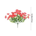thumbnail image 3 of CuiLiyq Artificial Flowers, Faux Morning Glory Bouquet, UV Resistant Plastic Floral Stems for Home, Balcony, Garden, Patio Decoration, 3 of 8