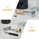 thumbnail image 4 of Sacacorchos abridor de vino multifuncional de aleación de Zinc, herramienta de extracción de corcho de vino, sacacorchos de viaje portátil, abridor de botellas de vino al aire libre, 4 of 5