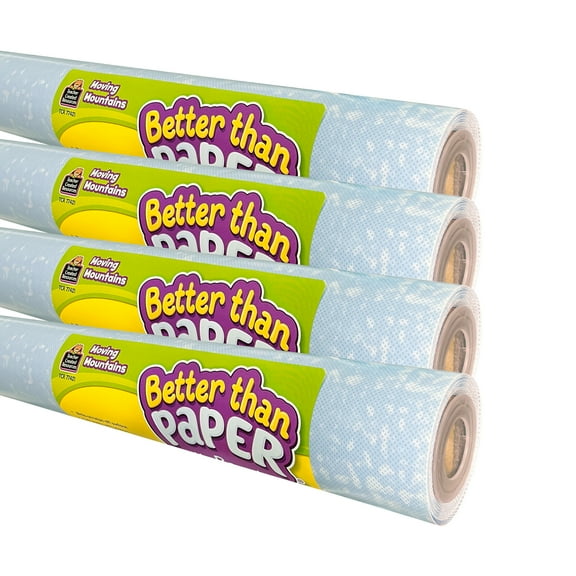 Teacher Created Resources Better Than Paper Bulletin Board Roll, Moving Mountains, 4-Pack