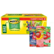 Mott’s Lunchbox Favorites Juice Drink Variety Pack, 6.75 fl oz, 32 Count Boxes